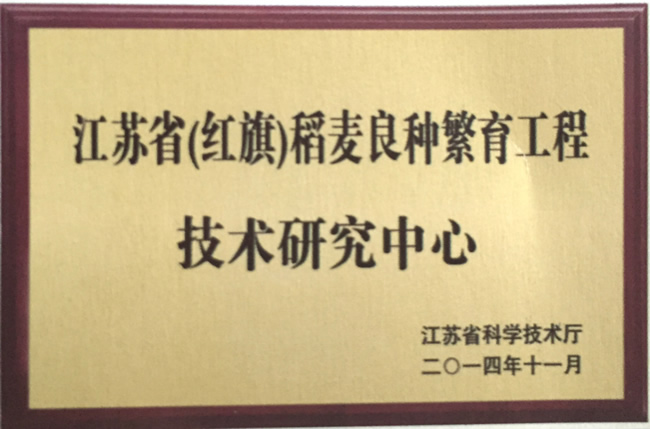 江蘇?。t旗）稻麥良種繁育工程技術(shù)研究中心